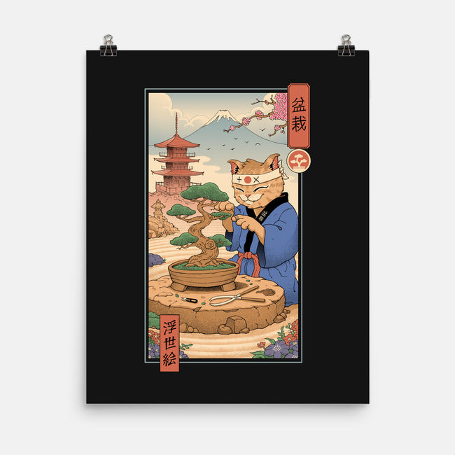 Bonsai Cat Meowster-None-Matte-Poster-vp021