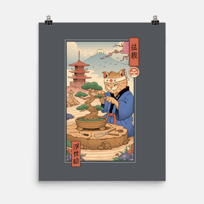 Bonsai Cat Meowster-None-Matte-Poster-vp021