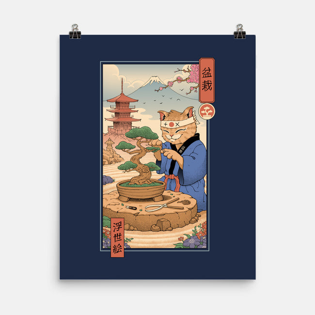 Bonsai Cat Meowster-None-Matte-Poster-vp021