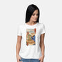Bonsai Cat Meowster-Womens-Basic-Tee-vp021