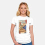 Bonsai Cat Meowster-Womens-Fitted-Tee-vp021