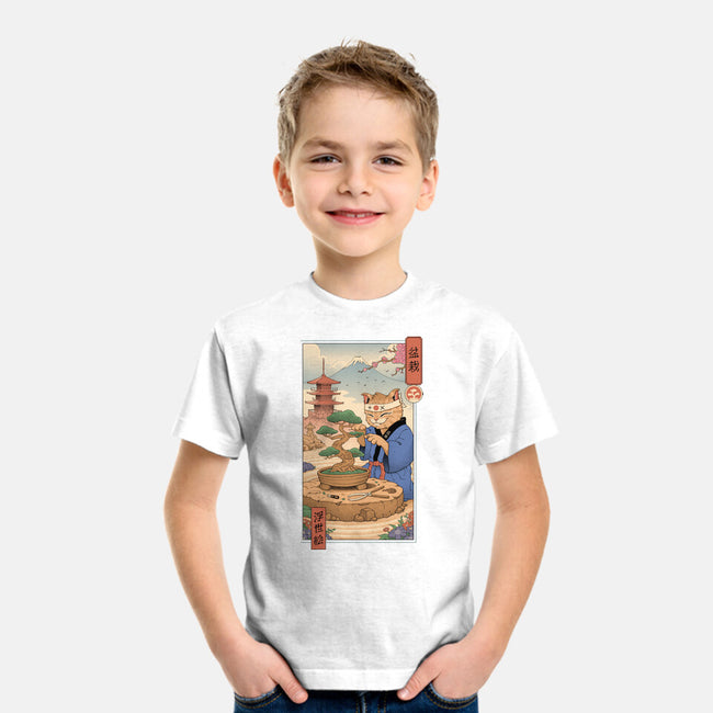 Bonsai Cat Meowster-Youth-Basic-Tee-vp021