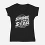 Not A Star-Womens-V-Neck-Tee-rmatix