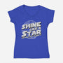 Not A Star-Womens-V-Neck-Tee-rmatix