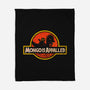 Jurassic Crawl-None-Fleece-Blanket-kg07