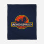 Jurassic Crawl-None-Fleece-Blanket-kg07