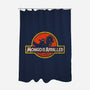 Jurassic Crawl-None-Polyester-Shower Curtain-kg07