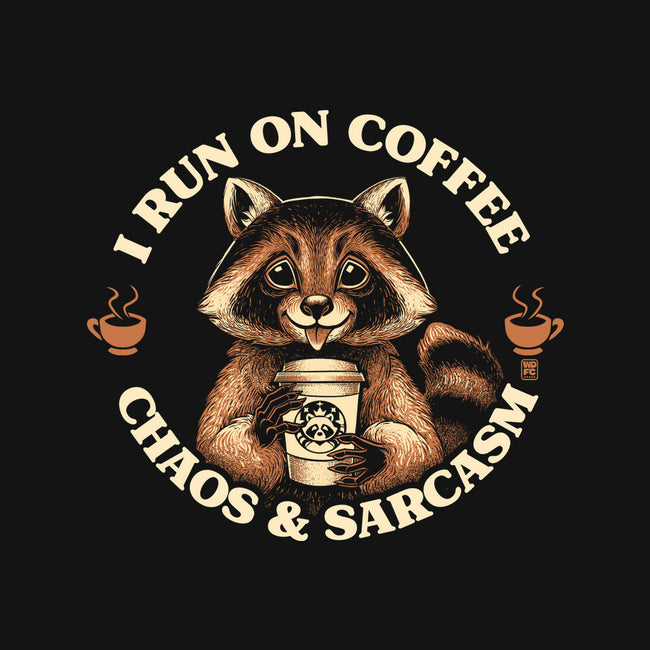 I Run On Coffee Chaos And Sarcasm-Unisex-Basic-Tank-worlddominationforcats