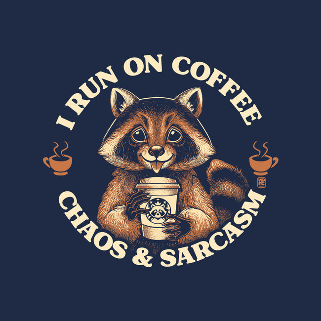 I Run On Coffee Chaos And Sarcasm-None-Polyester-Shower Curtain-worlddominationforcats