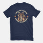 I Run On Coffee Chaos And Sarcasm-Womens-Fitted-Tee-worlddominationforcats