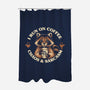 I Run On Coffee Chaos And Sarcasm-None-Polyester-Shower Curtain-worlddominationforcats