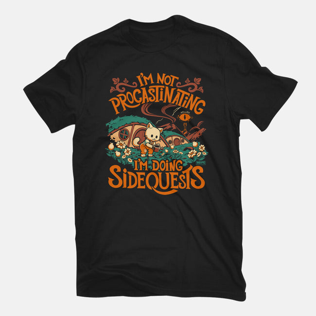 I'm Doing Side Quests Middle Earth-Youth-Basic-Tee-worlddominationforcats