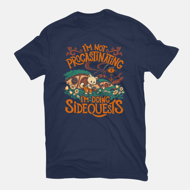 I'm Doing Side Quests Middle Earth-Youth-Basic-Tee-worlddominationforcats