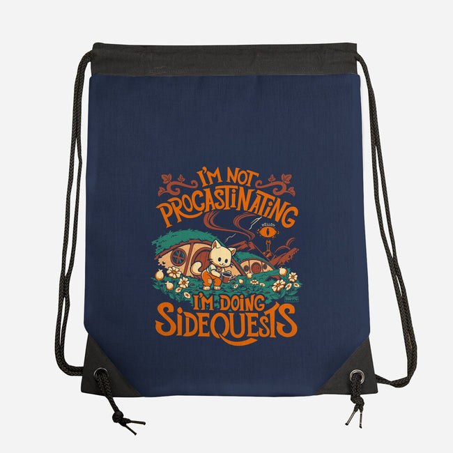 I'm Doing Side Quests Middle Earth-None-Drawstring-Bag-worlddominationforcats