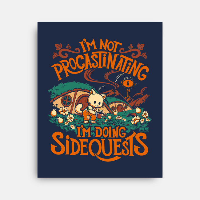I'm Doing Side Quests Middle Earth-None-Stretched-Canvas-worlddominationforcats