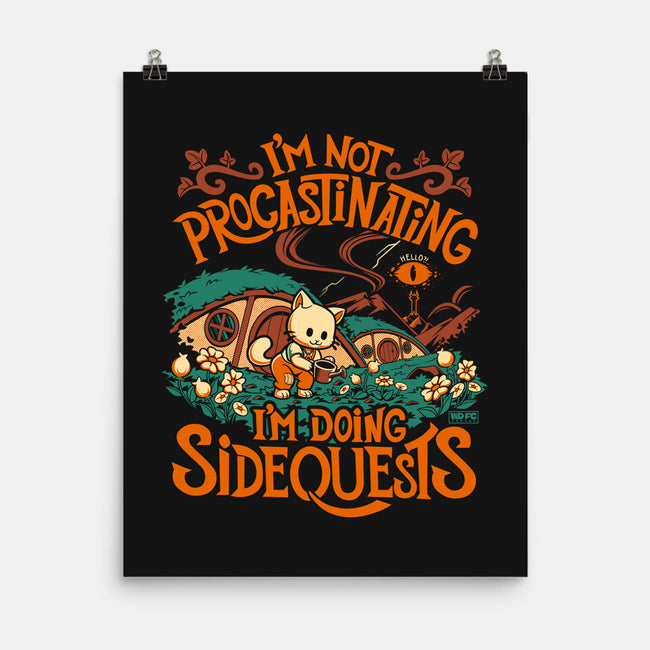 I'm Doing Side Quests Middle Earth-None-Matte-Poster-worlddominationforcats