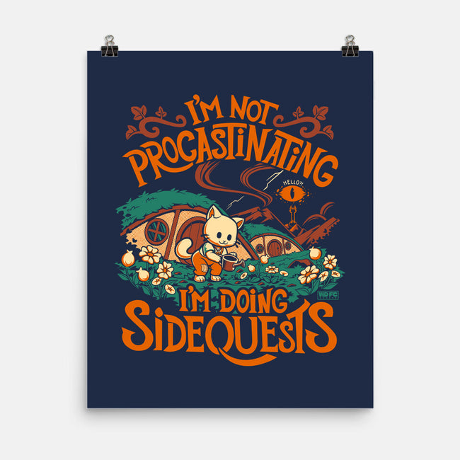 I'm Doing Side Quests Middle Earth-None-Matte-Poster-worlddominationforcats