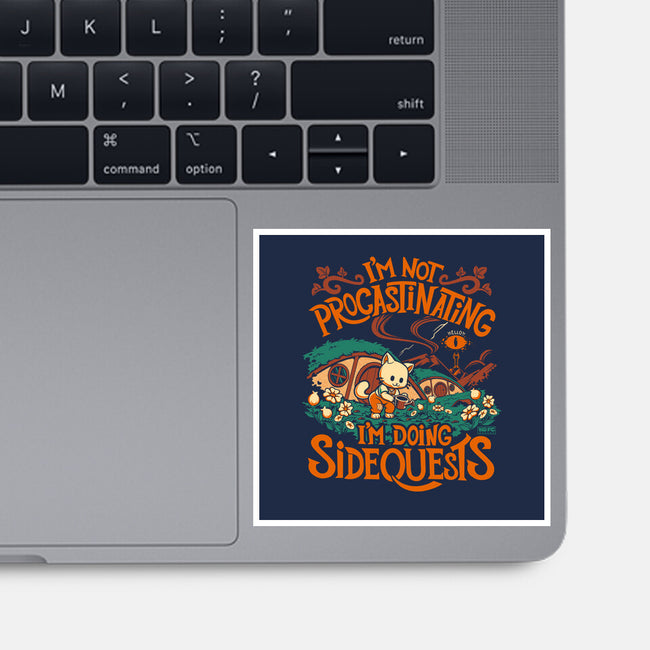 I'm Doing Side Quests Middle Earth-None-Glossy-Sticker-worlddominationforcats