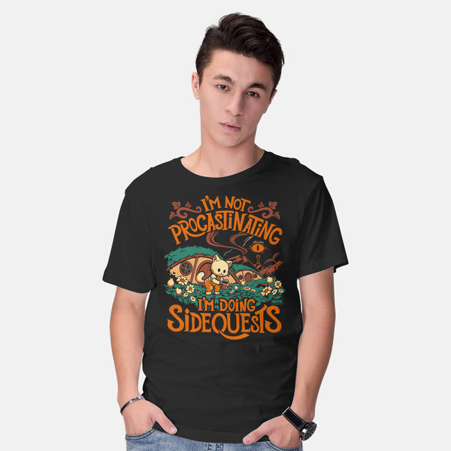 I'm Doing Side Quests Middle Earth-Mens-Basic-Tee-worlddominationforcats