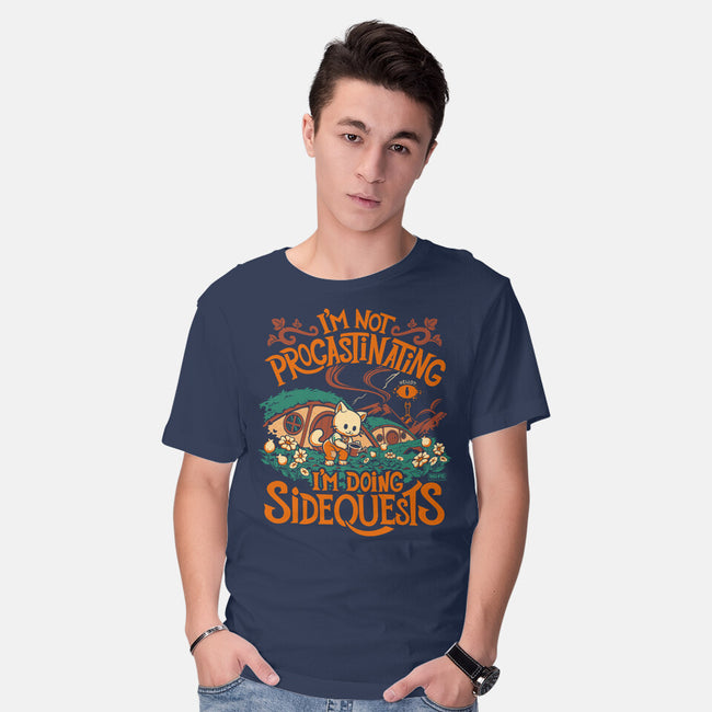 I'm Doing Side Quests Middle Earth-Mens-Basic-Tee-worlddominationforcats