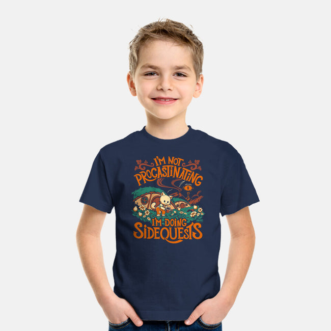 I'm Doing Side Quests Middle Earth-Youth-Basic-Tee-worlddominationforcats
