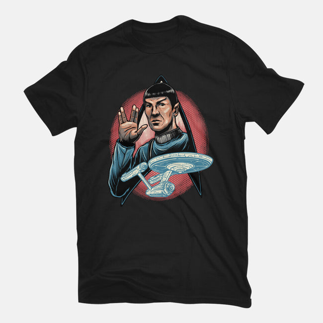 Journey To The Unknown-Womens-Basic-Tee-glitchygorilla