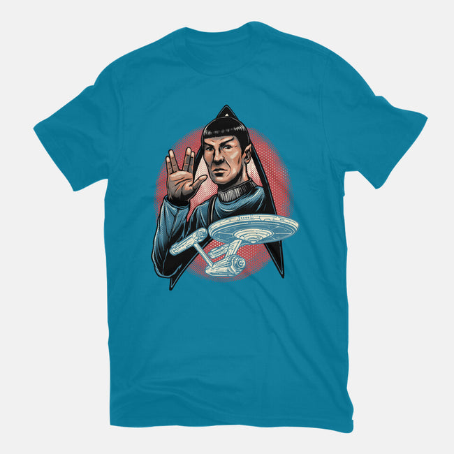 Journey To The Unknown-Womens-Basic-Tee-glitchygorilla