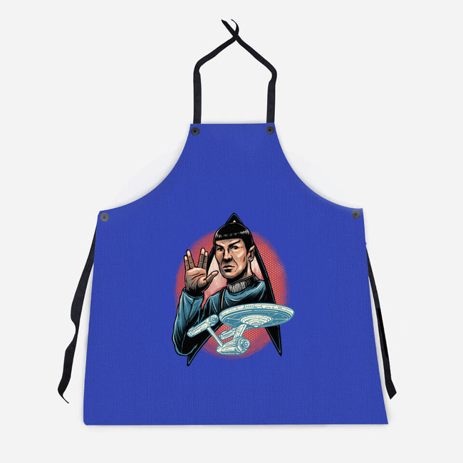 Journey To The Unknown-Unisex-Kitchen-Apron-glitchygorilla