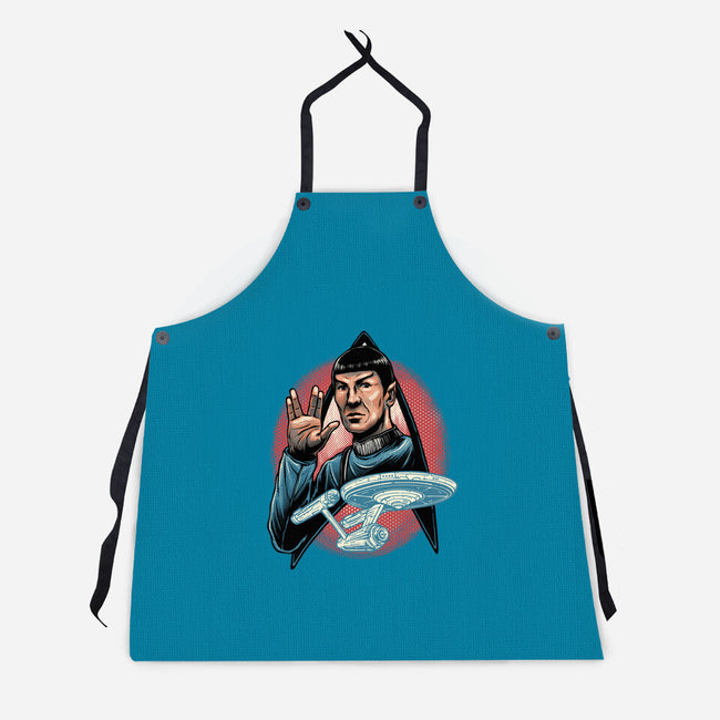 Journey To The Unknown-Unisex-Kitchen-Apron-glitchygorilla