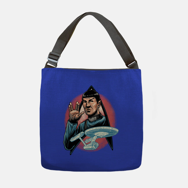 Journey To The Unknown-None-Adjustable Tote-Bag-glitchygorilla