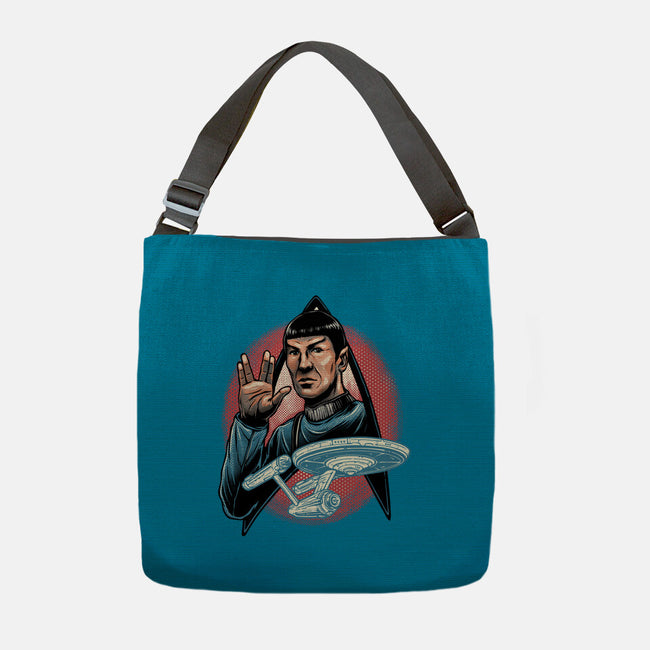 Journey To The Unknown-None-Adjustable Tote-Bag-glitchygorilla