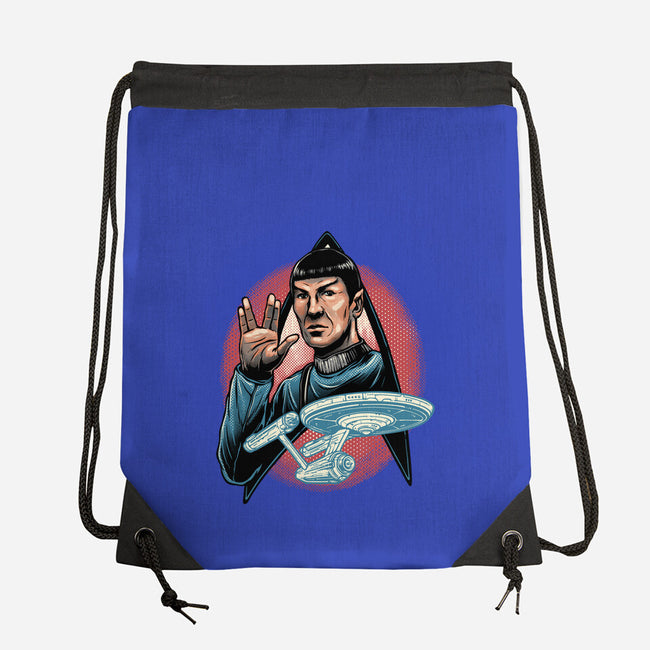 Journey To The Unknown-None-Drawstring-Bag-glitchygorilla
