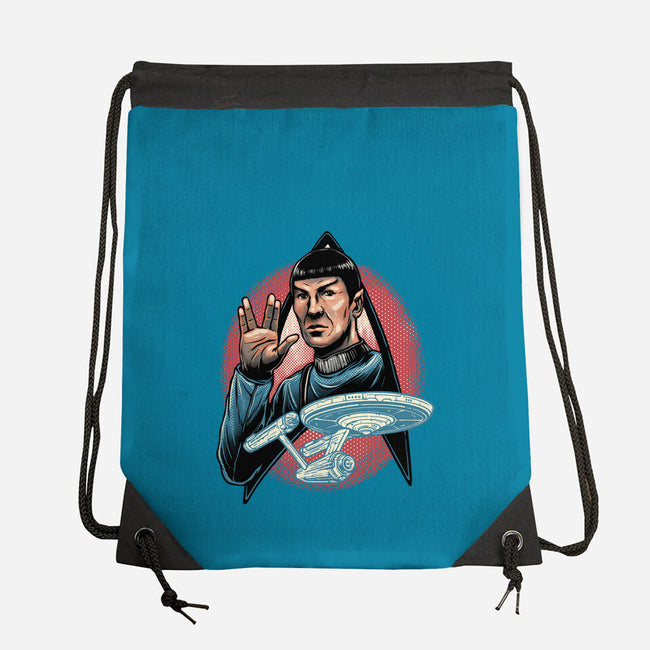 Journey To The Unknown-None-Drawstring-Bag-glitchygorilla