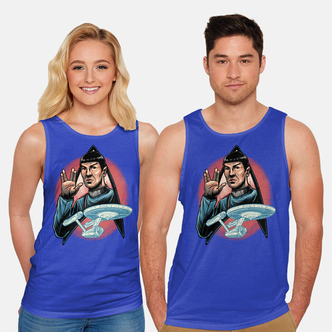Journey To The Unknown-Unisex-Basic-Tank-glitchygorilla