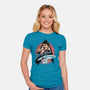 Journey To The Unknown-Womens-Fitted-Tee-glitchygorilla