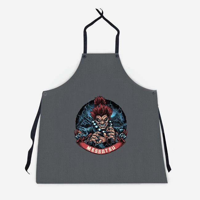 Seek Annihilation-Unisex-Kitchen-Apron-glitchygorilla
