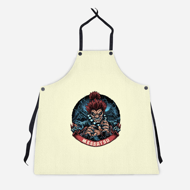 Seek Annihilation-Unisex-Kitchen-Apron-glitchygorilla