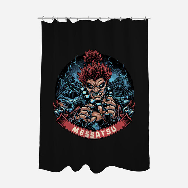 Seek Annihilation-None-Polyester-Shower Curtain-glitchygorilla