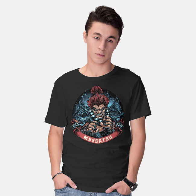 Seek Annihilation-Mens-Basic-Tee-glitchygorilla