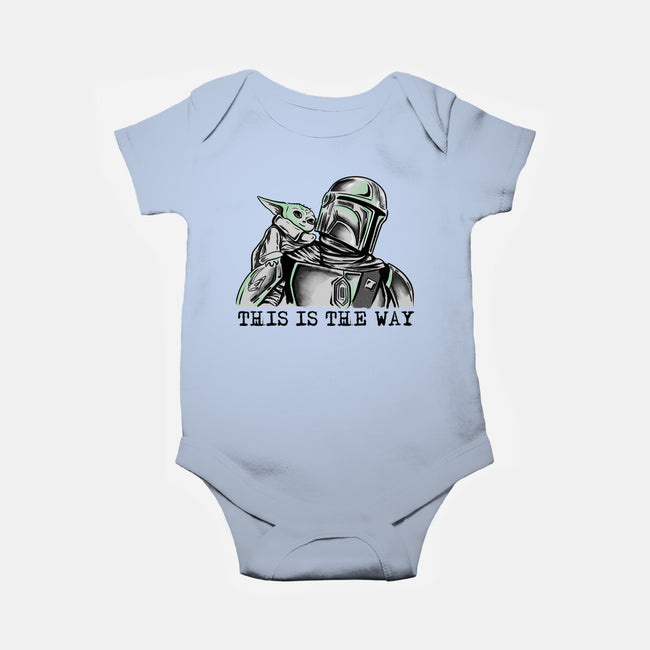 This Is The Way Boy-Baby-Basic-Onesie-nickzzarto