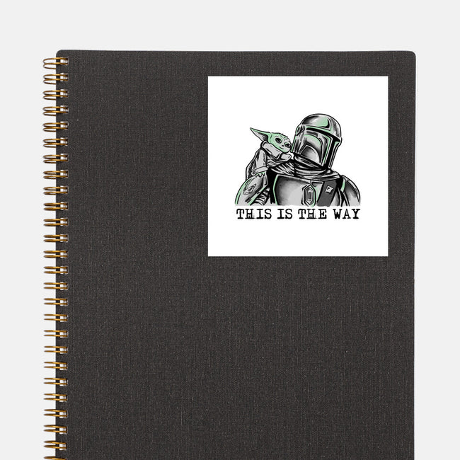 This Is The Way Boy-None-Glossy-Sticker-nickzzarto