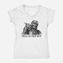 This Is The Way Boy-Womens-V-Neck-Tee-nickzzarto