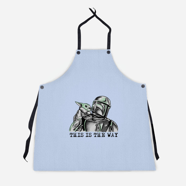 This Is The Way Boy-Unisex-Kitchen-Apron-nickzzarto