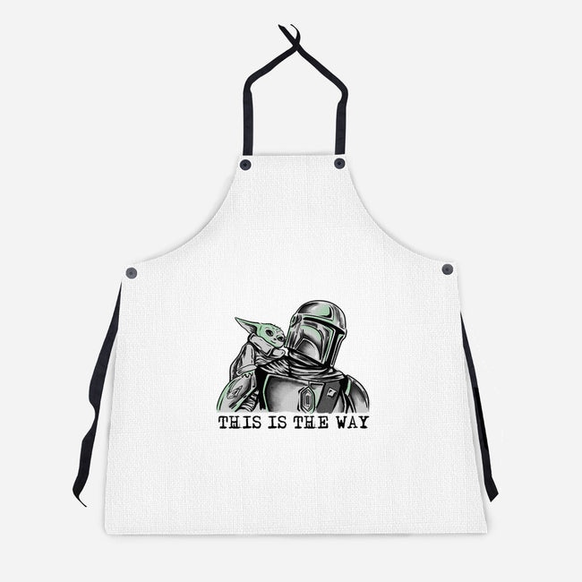 This Is The Way Boy-Unisex-Kitchen-Apron-nickzzarto