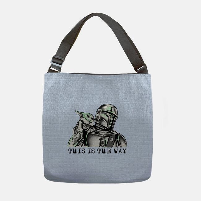 This Is The Way Boy-None-Adjustable Tote-Bag-nickzzarto