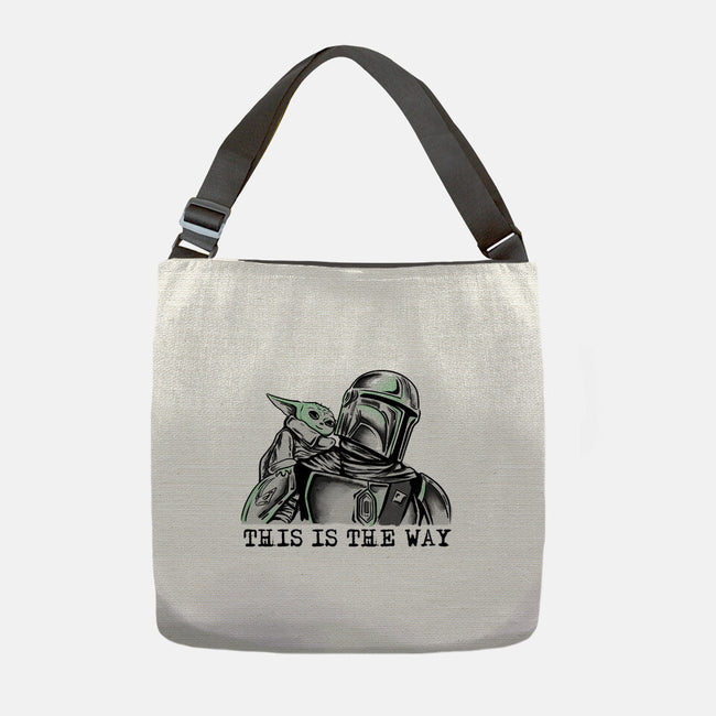 This Is The Way Boy-None-Adjustable Tote-Bag-nickzzarto