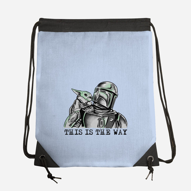 This Is The Way Boy-None-Drawstring-Bag-nickzzarto