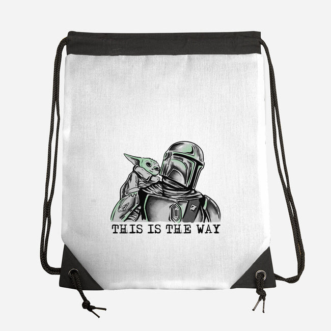 This Is The Way Boy-None-Drawstring-Bag-nickzzarto