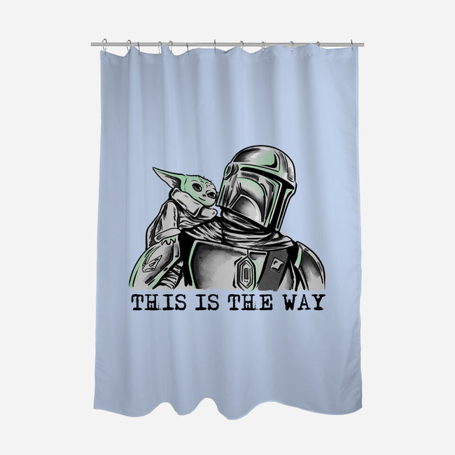 This Is The Way Boy-None-Polyester-Shower Curtain-nickzzarto