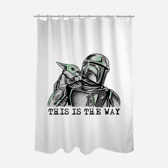This Is The Way Boy-None-Polyester-Shower Curtain-nickzzarto